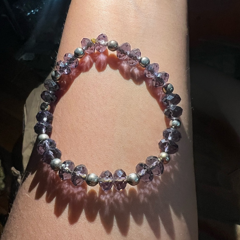Purple bracelet